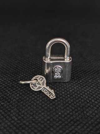 Charm plata 925 Candado y Llave051-03-00786