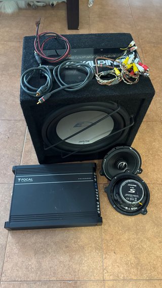 Equipo de Sonido Alpine y Focal
