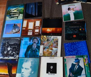 Lote de 14 Discos de Vinilo Pop Rock