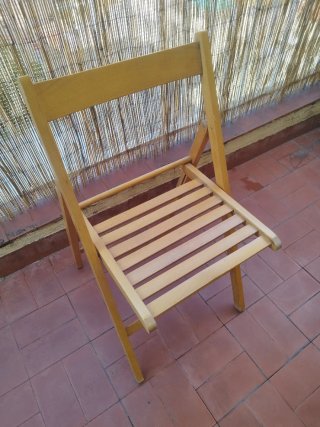 Sillas Plegables de Madera