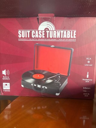 Tocadiscos en Maletín Suitcase Turntable