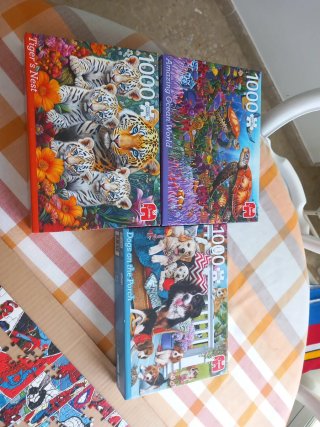 Pack de 3 Puzzles Jumbo 1000 Piezas