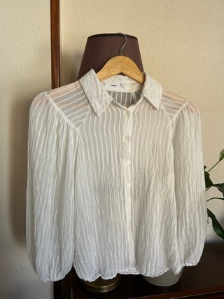 Camisa Blanca Mango Talla XS
