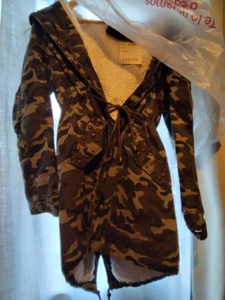 Abrigo Militar de Borrego Z Design Talla S