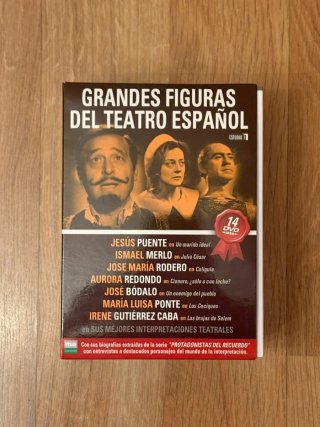 Pack 14 DVD Grandes Figuras del Teatro Español