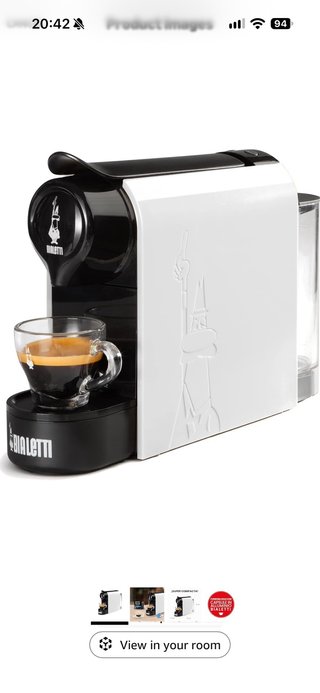 Cafetera de Cápsulas Bialetti Gioia 1200W