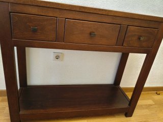 Mueble recibidor con 3 cajones