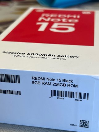 Xiaomi Redmi Note 15 256GB/8GB RAM + Funda (NUEVO)