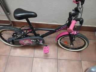 Bicicleta de niña 16 pulgadas
