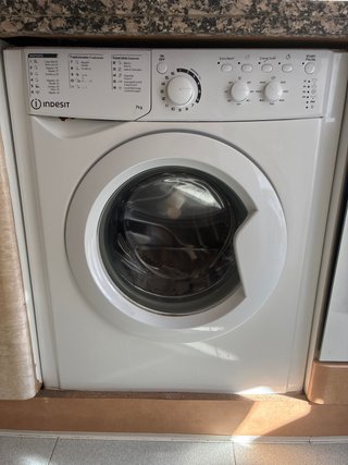 Lavadora Indesit 7kg Blanca