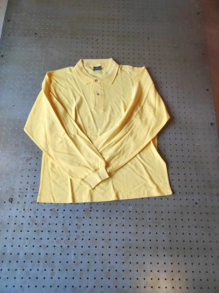 Polo Amarillo de Manga Larga Talla 14