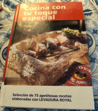 Libro cocina con un toque especial