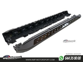 ESTRIBERAS LATERALES PARA MERCEDES GLK X204 2008-2014 - NEGRO