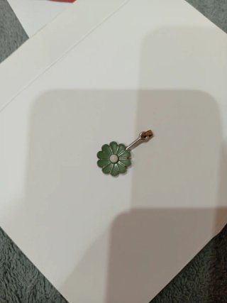 Colgante de Flor Verde