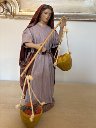 Pastora de camino para Belén (Serie 21)
