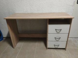 Mesa escritorio ERNESTO (Conforama) Con 3 cajones