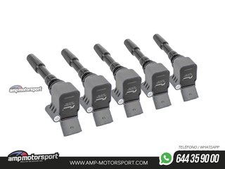 KIT DE 5 BOBINAS DE ENCENDIDO RACING LINE AUDI RS3 8V/8Y / RSQ3 F3 / TTRS 8S 2.5 TFSI EVO - GRIS
