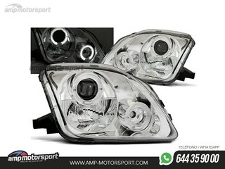 FAROS DELANTEROS OJOS DE ANGEL PARA HONDA PRELUDE