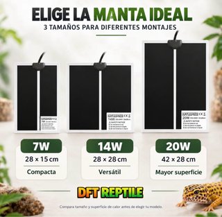 Manta Térmica para Reptiles 7W
