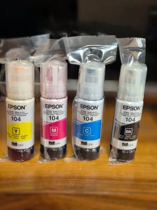Set 4 Tintas Epson 104 Originales