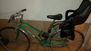 Bicicleta Clásica BH Gacela con Silla Bebé