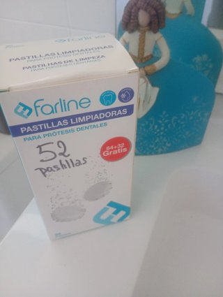50 Pastillas Limpiadoras Prótesis Farline