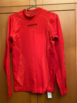 Camiseta térmica Kipsta roja Talla M