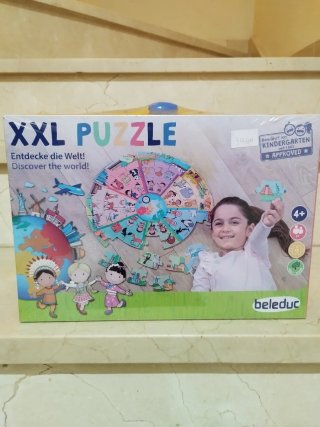 Puzzle XXL Beleduc Entdecke die Welt