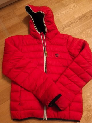 Chaqueta Timberland Roja Talla 12. Una sola puesta