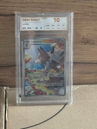 Carta Pokémon Lycanroc Graduada GEM MINT 10