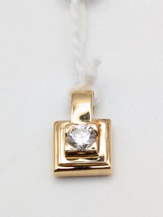 Colgante de Oro 18k con Diamante