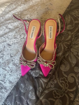 Zapatos Steve Madden Rosa con Pedrería