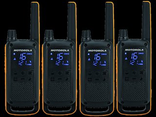 Confezione di 4 walkie talkie Motorola T82