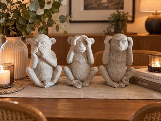 Set 3 Figuras Monos Maisons du monde
