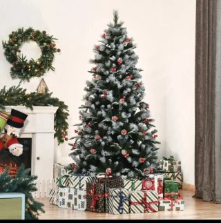 Árbol de Navidad 180cm Nevado
