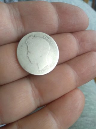 Peseta de Plata Alfonso XIII 1896