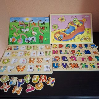 Set de 4 Juegos Educativos de Madera Montessori
