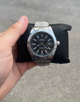 Reloj Rolex Datejust Acero Negro