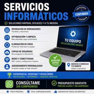 Servicio informático particulares y empresas