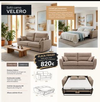 Sofá cama Velero