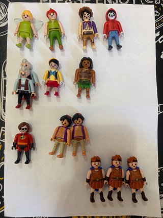 Lote de 14 figuras Playmobil Disney