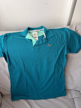 Polo Lacoste Hombre Turquesa Talla M