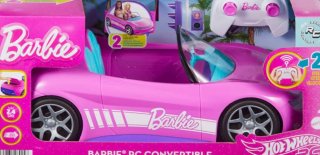 Coche Teledirigido Barbie RC Convertible