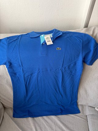 Polo Lacoste Azul Talla L