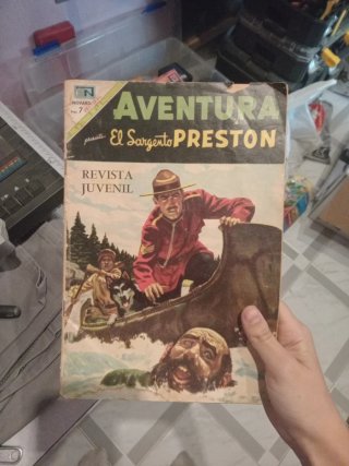 Revista antigua aventura, el sargento preston