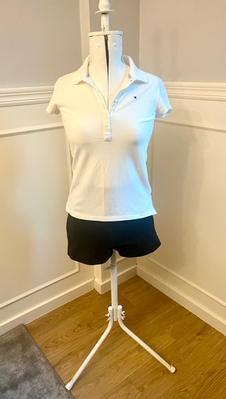 Polo Blanco Tommy Hilfiger