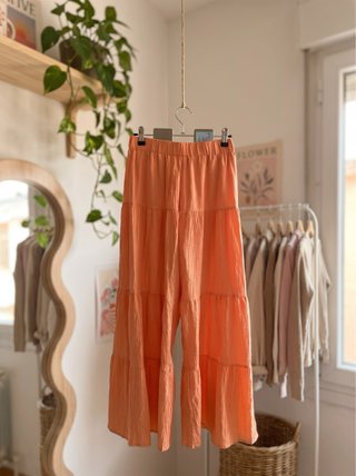 Pantalón Naranja Estilo Boho