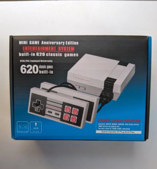 Consola Retro 8 Bits tipo NES +2 mandos + caja