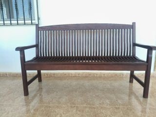 Banco de Jardín Sumba en Eucalipto