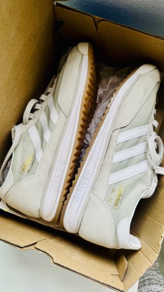 Zapatillas Adidas SL 72 RS Gris y Blancas